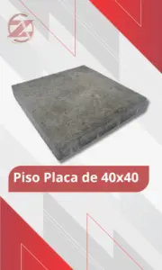 Piso Placa de 40x40